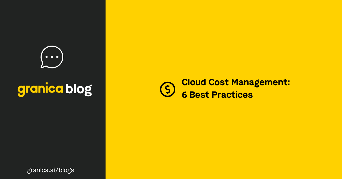 Cloud cost management: 6 best practices