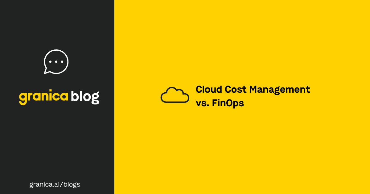 Cloud cost management vs. finops