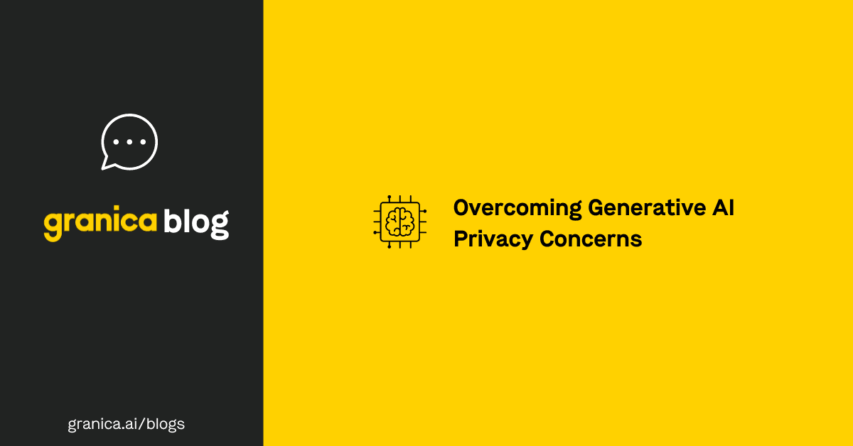 Overcoming generative AI privacy concerns
