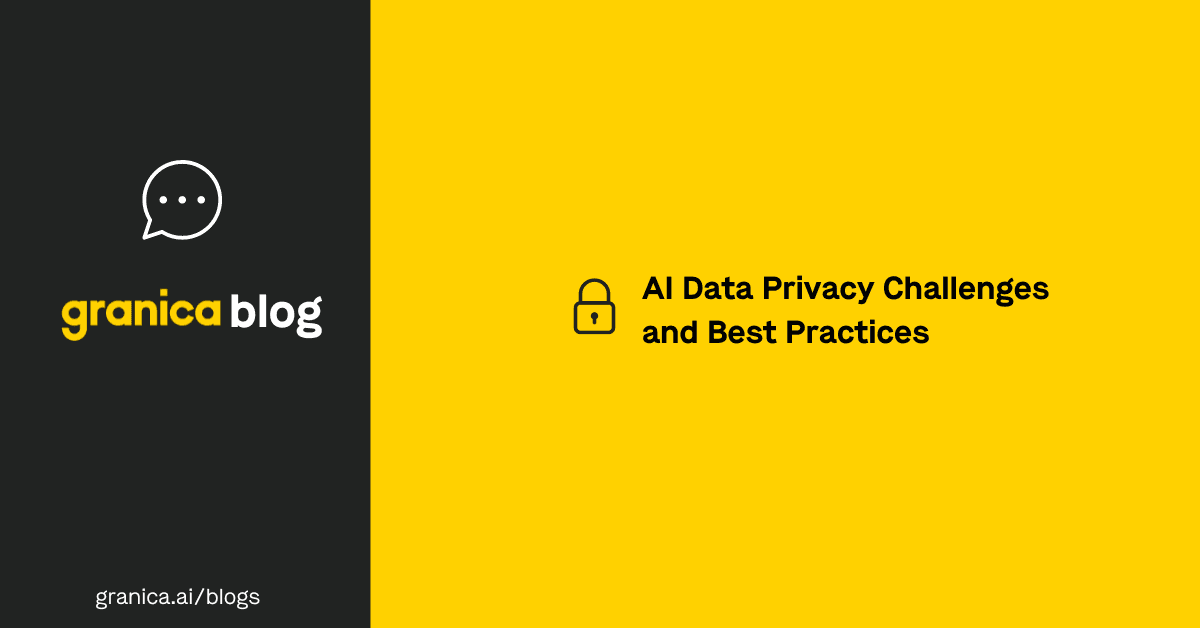 AI data privacy challenges and best practices