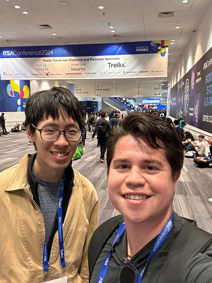 Granica team members Mack Yi (Head of Privacy Engineering) and Diego Acosta (Business Operations Lead) attend RSA. 