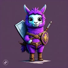 The Purple Llama logo