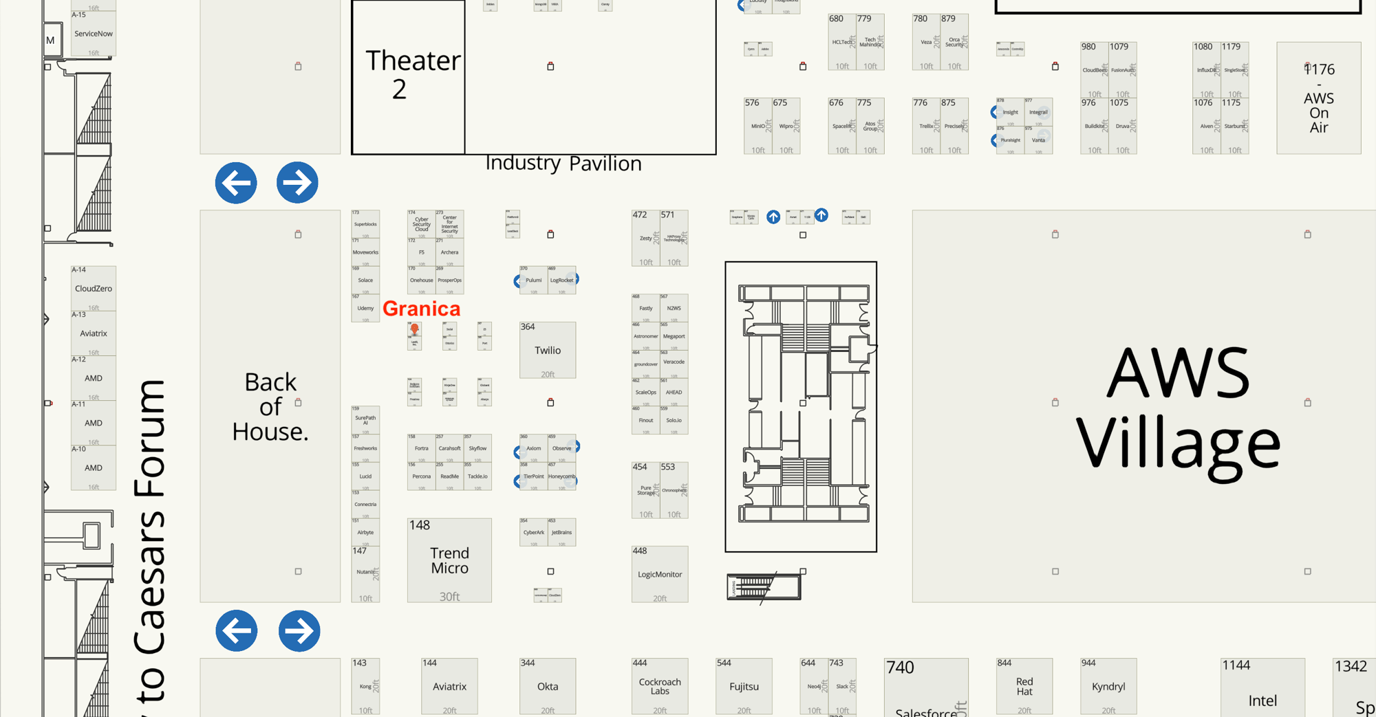 reinvent 2024 floor plan