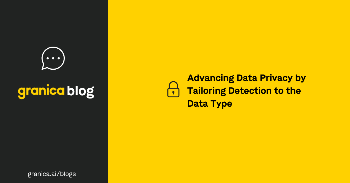 Advancing Data Privacy by Tailoring Detection to the Data Type